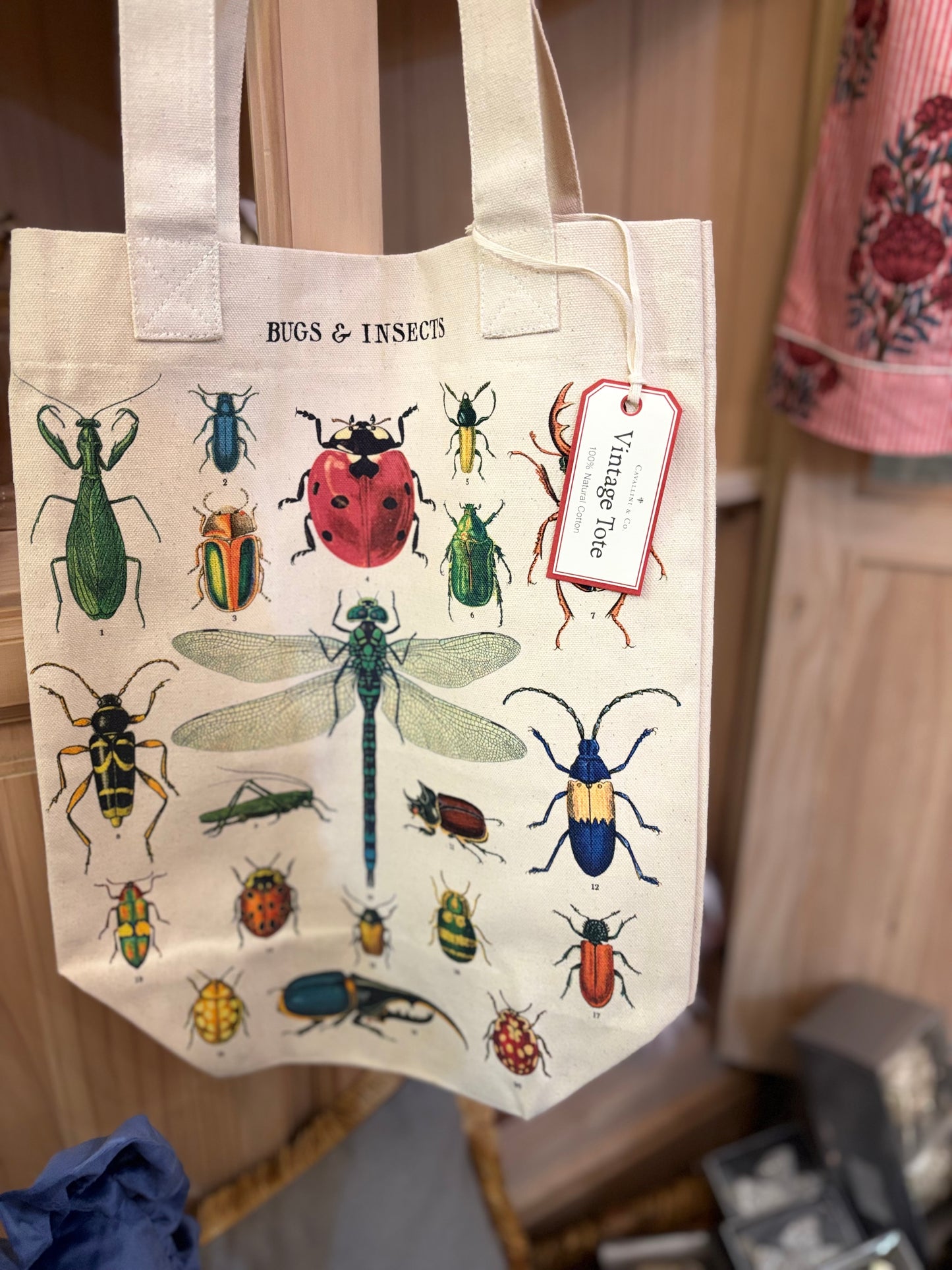 Tote Bag “Bugs & Insects”