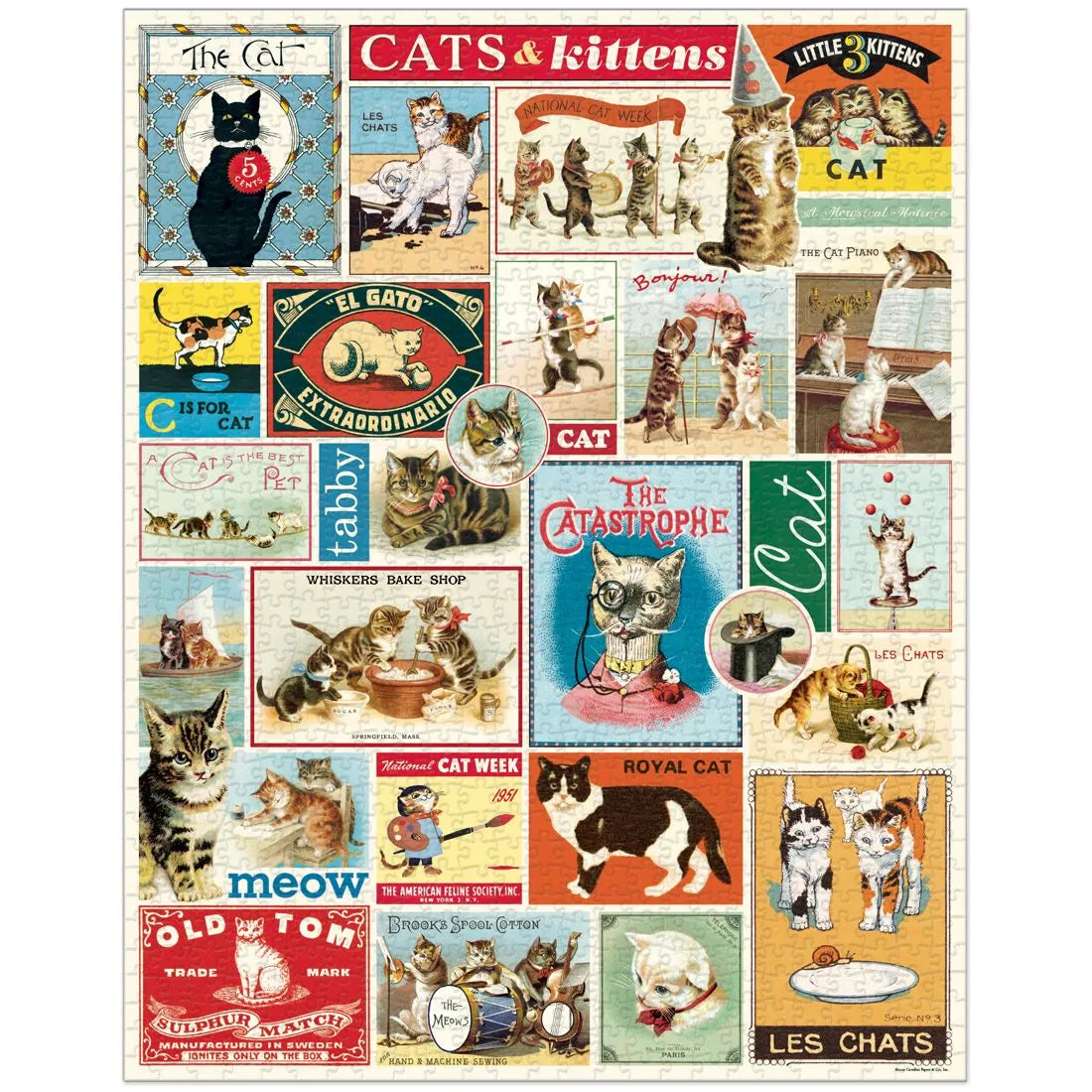 Puzzle "Cats & Kittens" 1000 Piezas