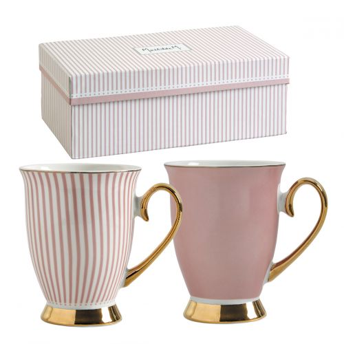 Set de 2 tazas mug "Madame de Récamier" - Rosa