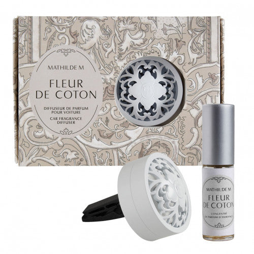 Difusor de perfume para coche "Fleur de coton"